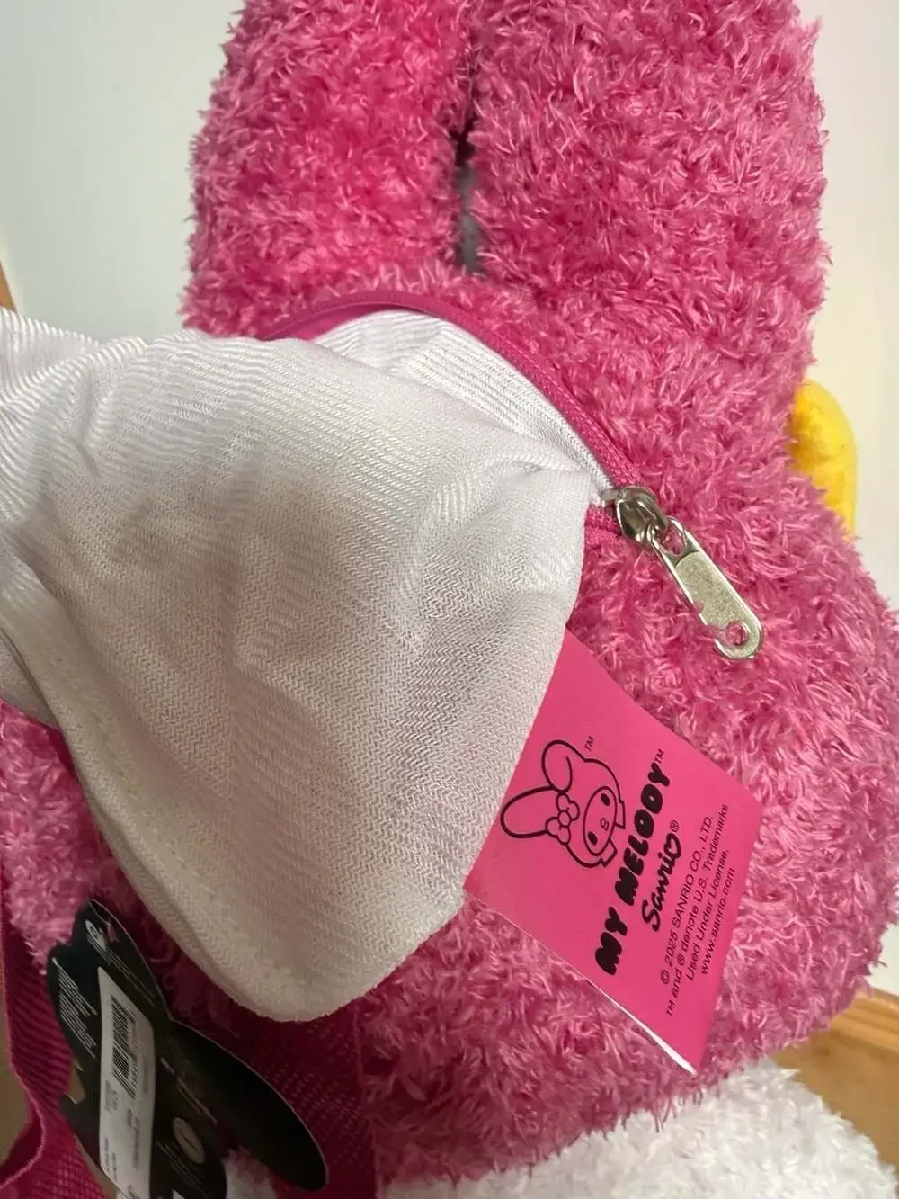 Sanrio My Melody Feather Plush Backpack